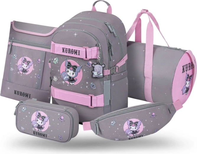 School set 5-piece Baagl Skate Kuromi Grey