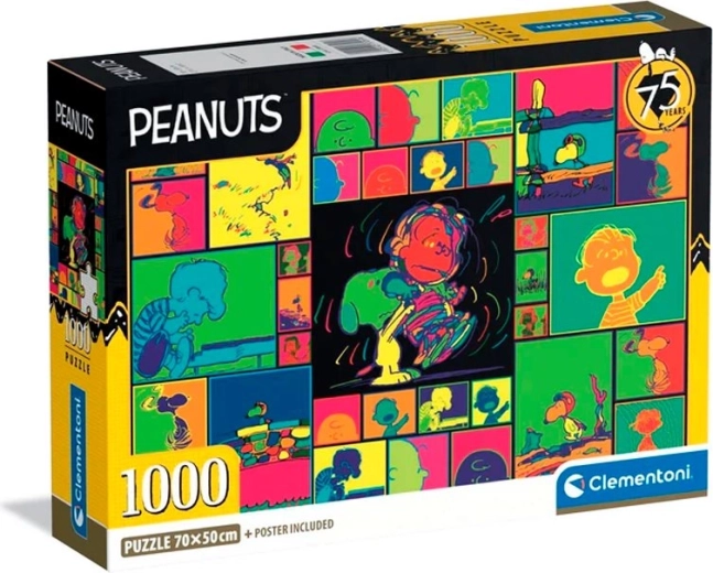 Clementoni Puzzle Peanuts Colorful Collage 1000 Pieces
