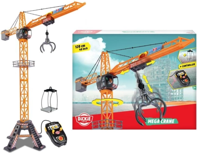 Mega kraana juhtmega kaugjuhtimisega 120 cm Dickie Toys