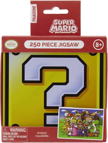 Pusle Super Mario 250 tükiga metallkarbis