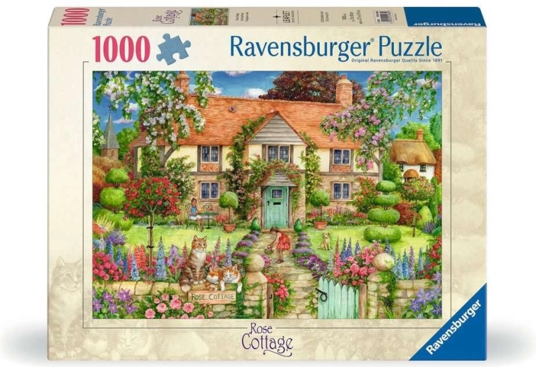 Ravensburger puzzle Rose Cottage 1000 pieces