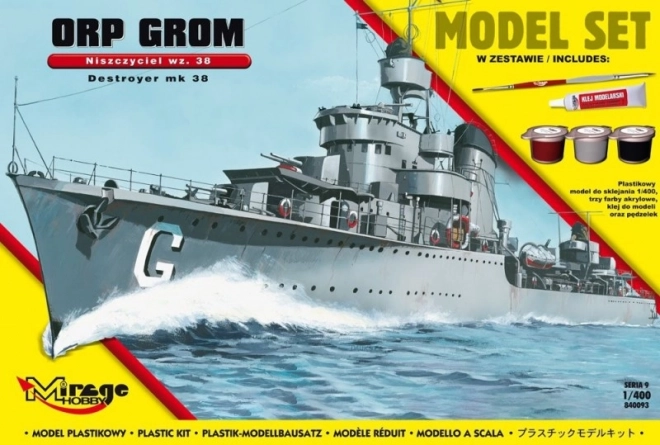 Poola torpeedohävitaja ORP Grom wz.38 mudel