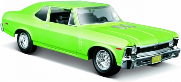Die-cast model CHEVROLET NOVA SS 1970 green 1:24