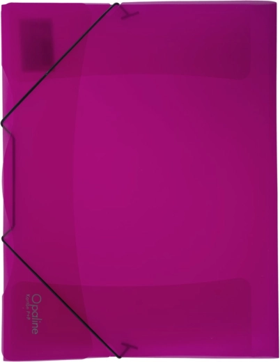 Opaline Folder Magenta with Elastic Band
