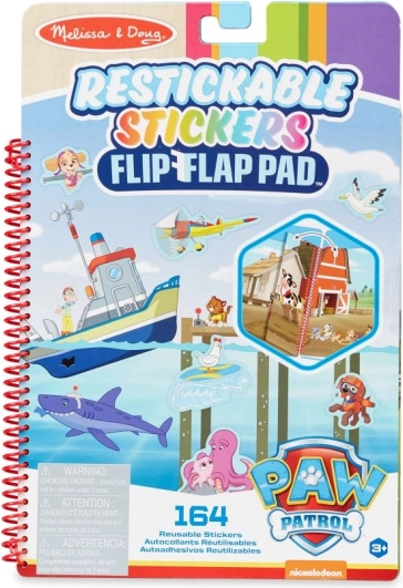 PAW PATROL ümberpaigutatavad kleepsud flip-flap – missioon lahes