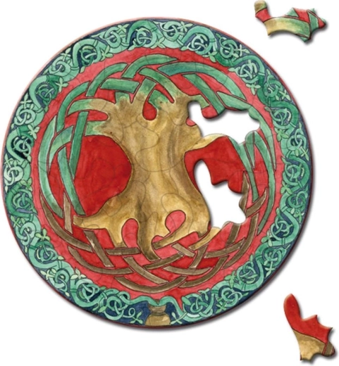 Round puzzle Curiosi Picoli tree 33 pieces