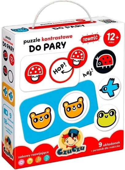 CzuCzu paaripusled – kontrastsed pildid väikelastele
