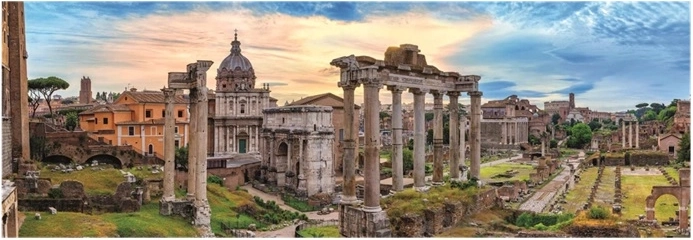 Clementoni panoraampusle 1000 tükki Rooma – Forum Romanum päikeseloojangul (High Quality Collection)