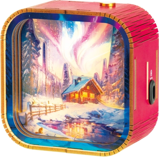 2Kids Toys 3D wooden model kit Aurora lamp