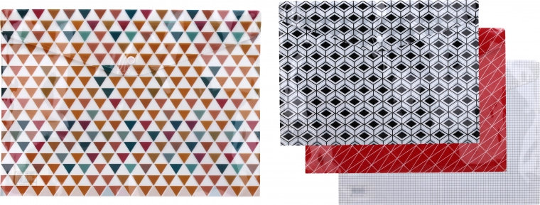 Snap-button folder 35 × 25 cm (4 types)