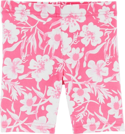 Carter's lühikesed püksid Pink floral tüdrukule