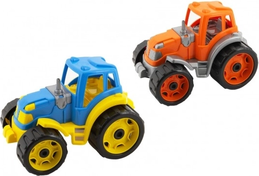 Plasttraktor 25 cm vabakäiguga lastele