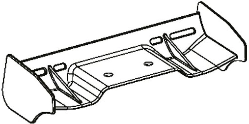 Jamara tagaspoiler BL8 - 1 tk