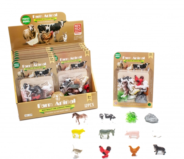 Taluloomade figuuride komplekt 12 tk