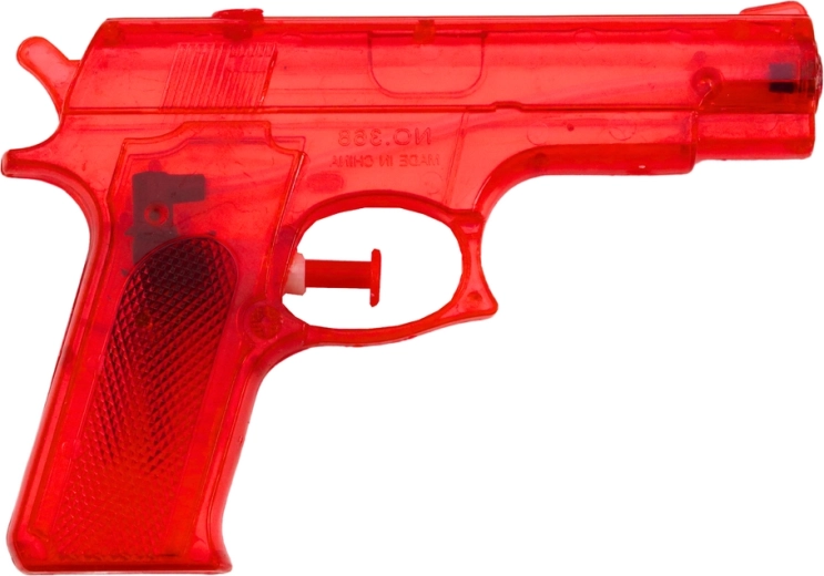 Small Red Plastic Water Gun 15 × 10.5 cm