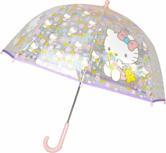 Hello Kitty läbipaistev vihmavari