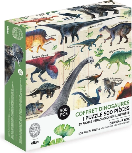 Dinosauruste pusle 500 tükiga