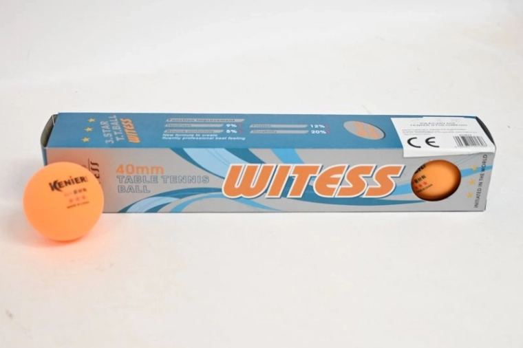 Oranžid lauatennisepallid (ping-pong) 6 tk