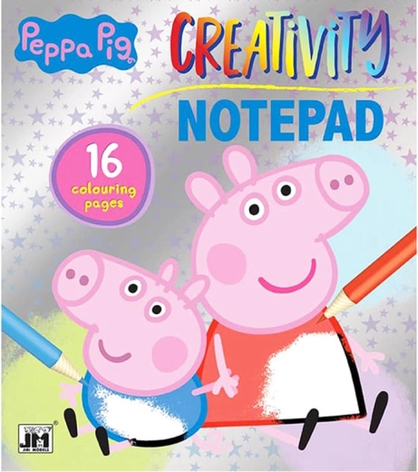 Peppa Pig Coloring Pad – 16 Sheets