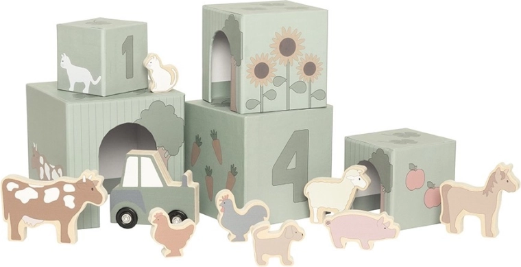 A farm full of animals for storytelling and role play