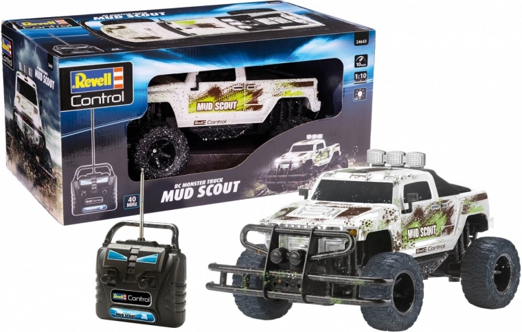 Remote-Controlled RC Monster Truck Mud Scout