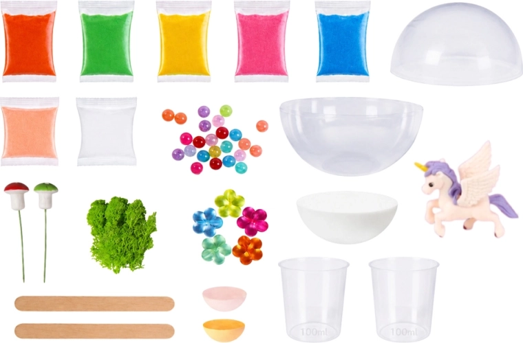 Creative kit contents for easy assembly