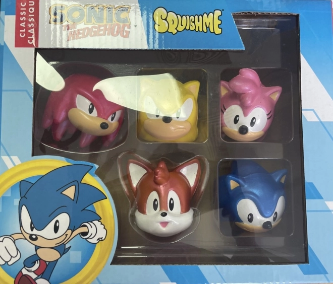 Mini SquishMe Sonic – kollektsionääride komplekt 5 tegelasega