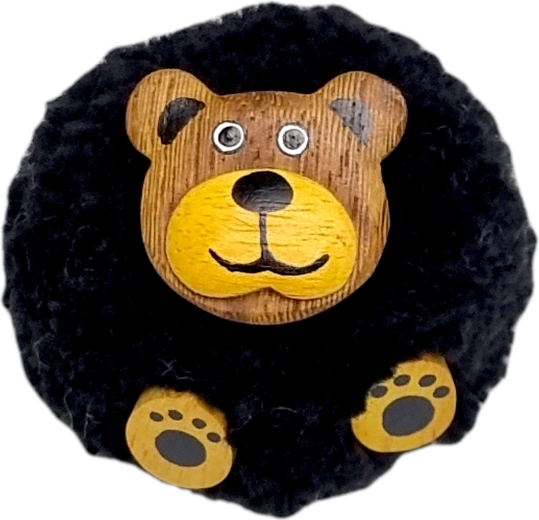 Puidust magnet pomponiga – karu 2Kids Toys