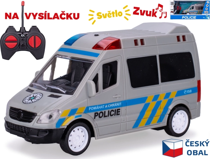 RC Police Car 17 cm with Remote Control