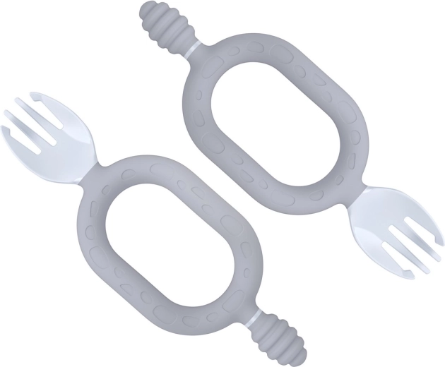 Bibado sporkit multifunktsionaalne laste kahvel 2v1 mist (2 tk)