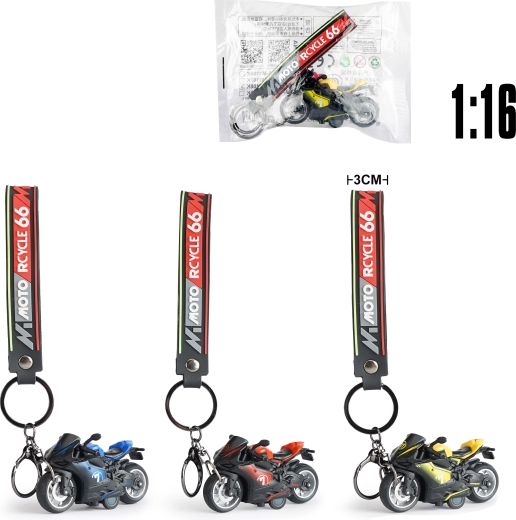 DUCATI 1:16 metallmudeliga mootorratta võtmehoidja