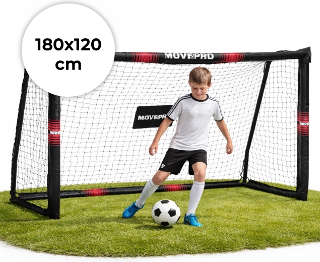 Jalgpallivärav võrguga 180 × 120 × 60 cm MOVEPRO
