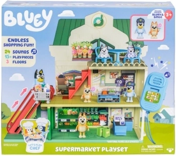 Bluey mängukomplekt Supermarket Let’s Play Chef