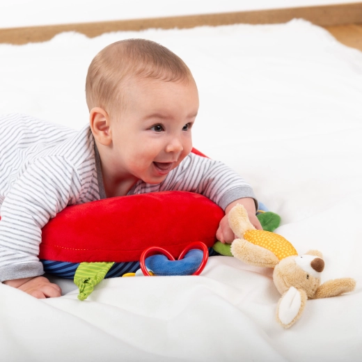 Support for tummy time and strengthening motor skills