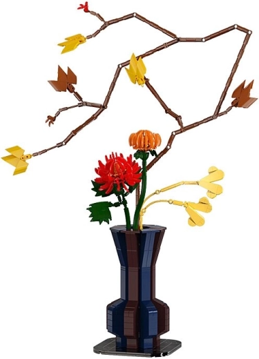 CaDA Autumn Flower Bouquet Building Set 1:1