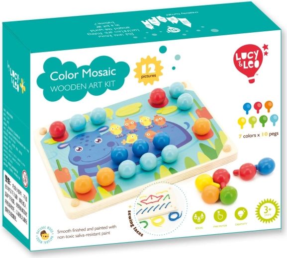 Mosaic for developing fine motor skills