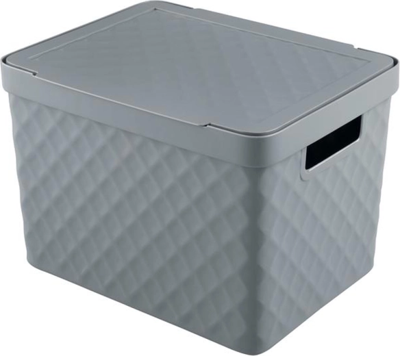 Plastist hoiukorv kaanega HEIDRUN 17,5 l