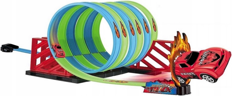 Car included and an action obstacle at the end