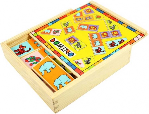 Bigjigs Toys puidust loomadomino