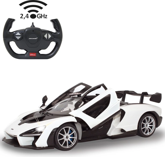 Jamara McLaren Senna RC-auto 1:14 valge, 2,4 GHz, käsitsi avatavate ustega