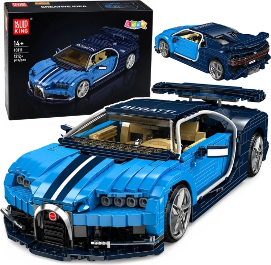 Konstruktor sportauto Bugatti sinine (1212 osa)