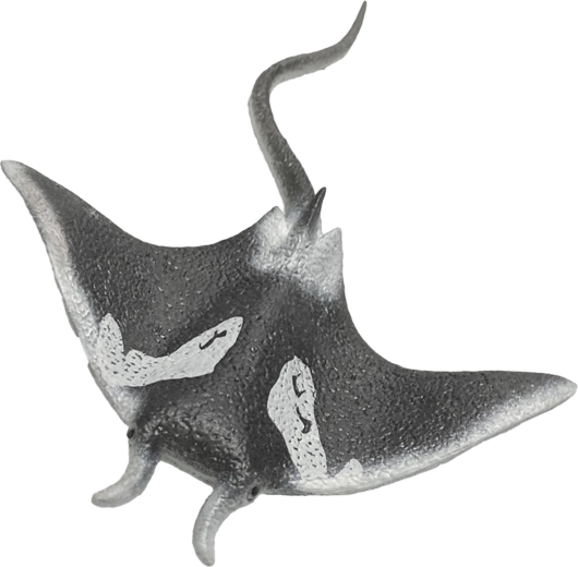 Rubber manta ray 13 cm