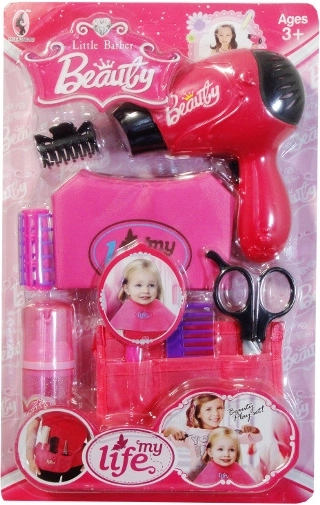 Kids’ Hairdressing Set with Pink Apron