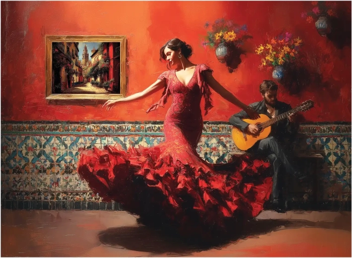 Pusle Flamenco 1000 tükki ANATOLIAN