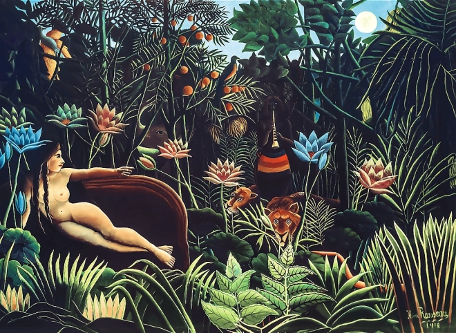 Puidust Puzzle Art: Henri Rousseau – Unenägu 200 tükki