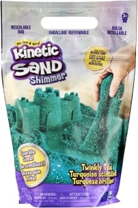 Kinetic Sand sinakasroheline sädelev liiv 0,9 kg