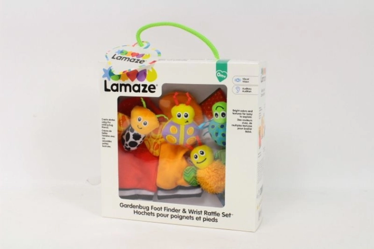 TOMY Lamaze käe- ja jalaraputid (sokkide ja käepaela komplekt)