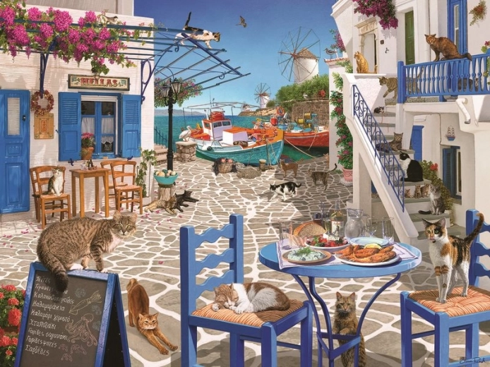 Ravensburger pusle Kassid Mykonosel 1500 tükki