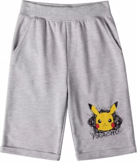 Gray Pokémon Bermuda Shorts