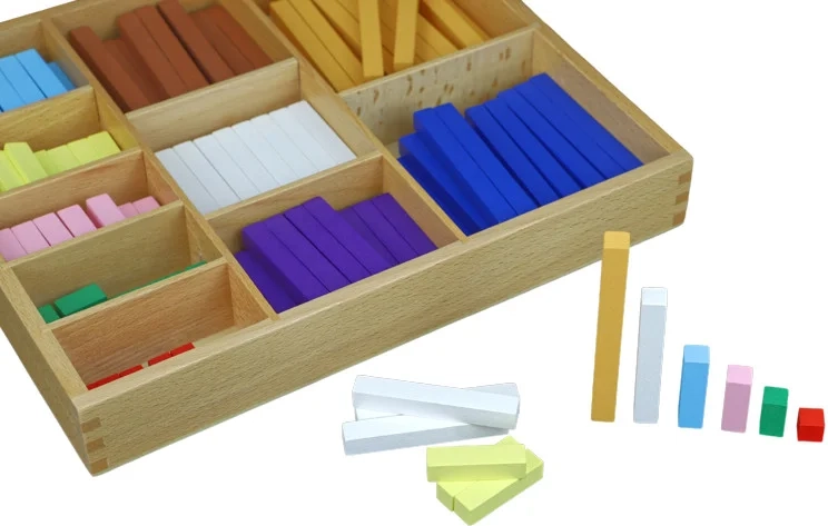 Näitlik Montessori abivahend loendamiseks
